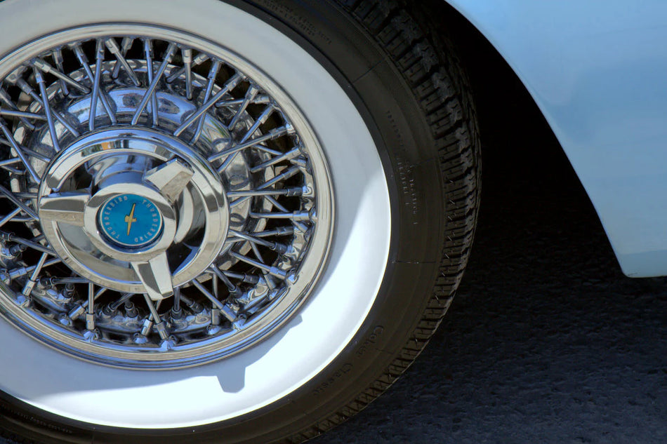 Atlas Beyaz Lastik Yanağı - 15 Jant 4 Inch (4 Lü Set)