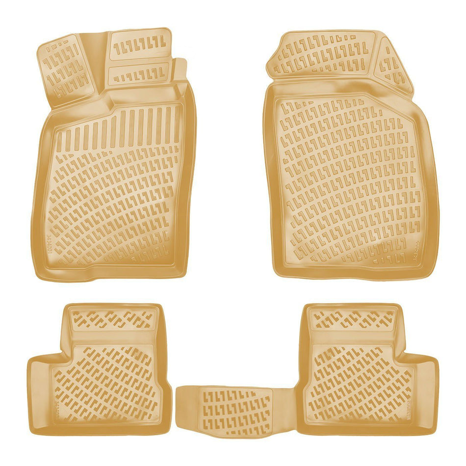 Rizline Opel Astra F 1991-1998 İle Uyumlu 3D Havuzlu Paspas Bej