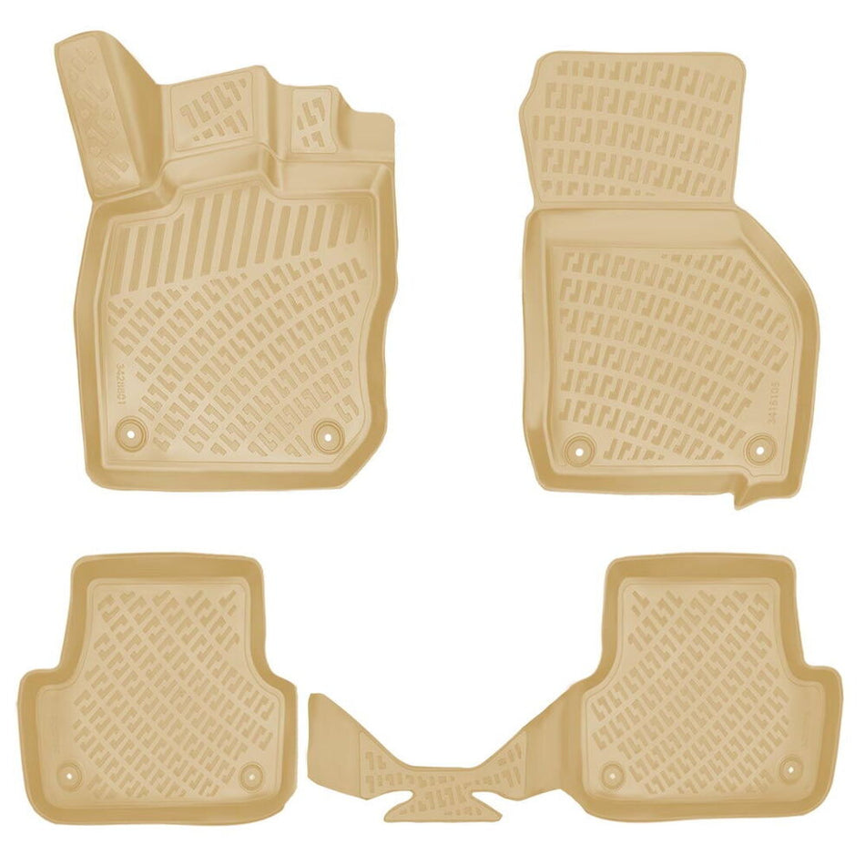 Rizline Audi A3 2020 Sonrası İle Uyumlu 3D Havuzlu Paspas Bej