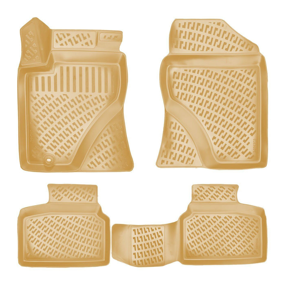 Rizline Toyota Avensis 2003-2009 İle Uyumlu 3D Havuzlu Paspas Bej