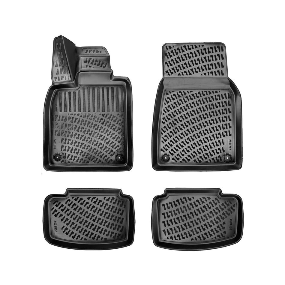 Audi E-Tron Gt 2022 Sonrası 3D Araca Özel Havuzlu Paspas