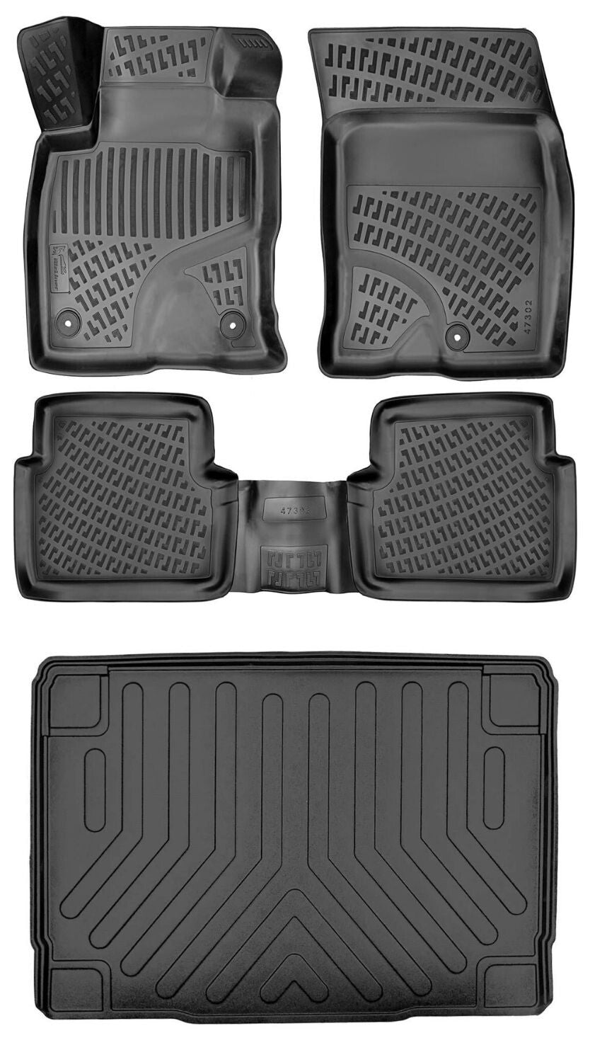 Rizline Ford Bronco Sport Alt 2021 Sonrası 3D Araca Özel Paspas ve Bagaj Havuzu Bmy