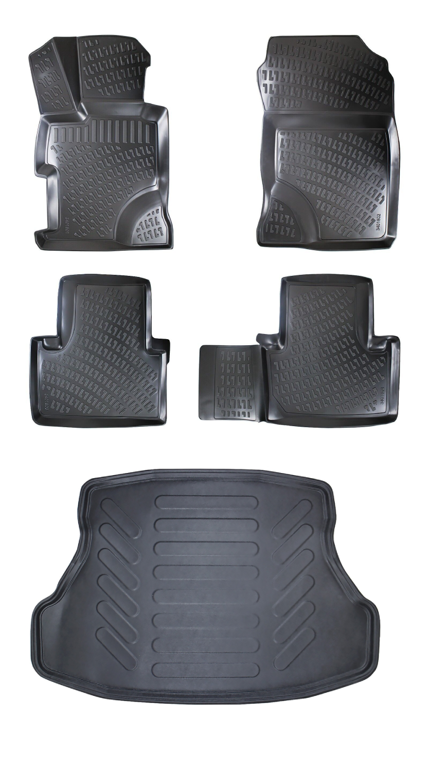 Rizline Honda Civic Sedan 2012 - 2016 3D Araca Özel Paspas ve Bagaj Havuzu Bmy