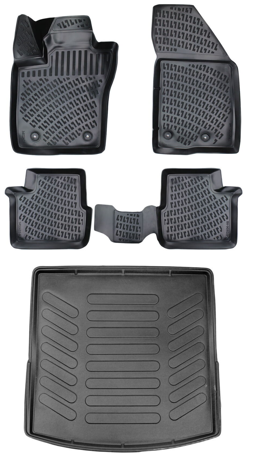 Rizline Fiat Tipo Wagon Eu 2015 Sonrası 3D Araca Özel Paspas ve Bagaj Havuzu Bmy