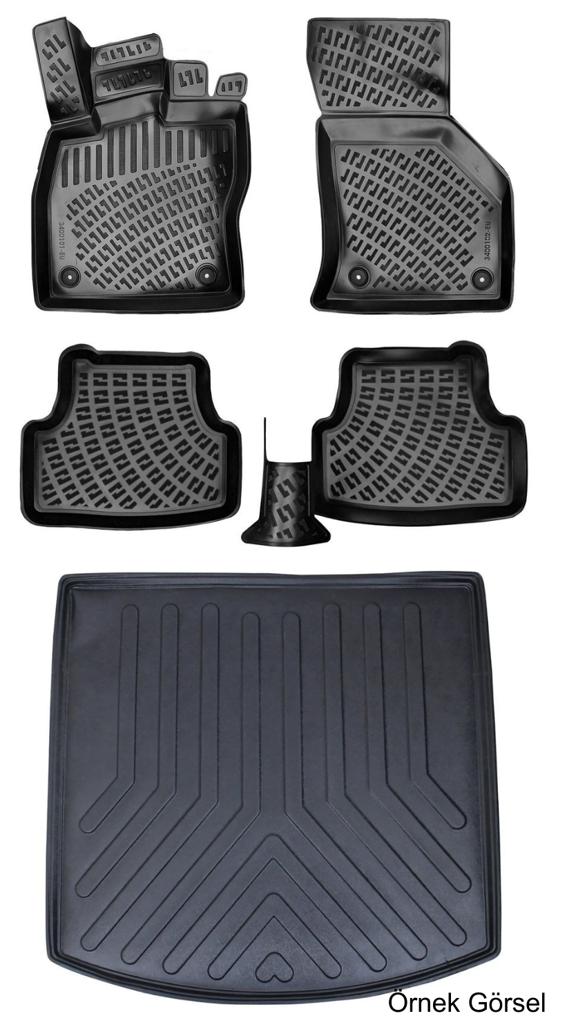 Rizline Seat Leon Stw 2012-2020 3D Araca Özel Paspas ve Bagaj Havuzu Bmy