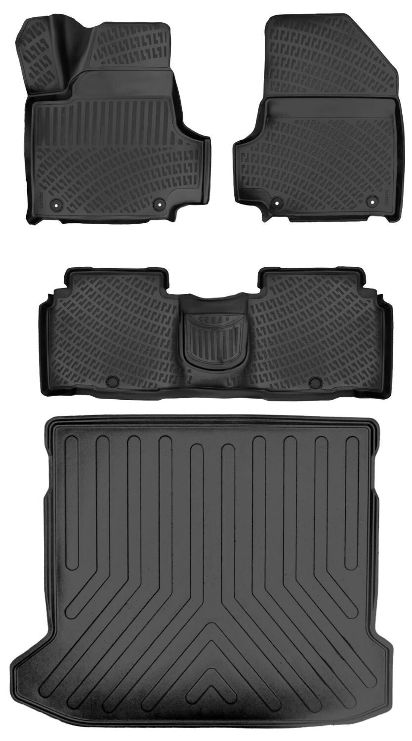 Rizline Hyundai Ioniq 5 Sabit Konsol 2021 Sonrası 3D Araca Özel Paspas ve Bagaj Havuzu Bmy