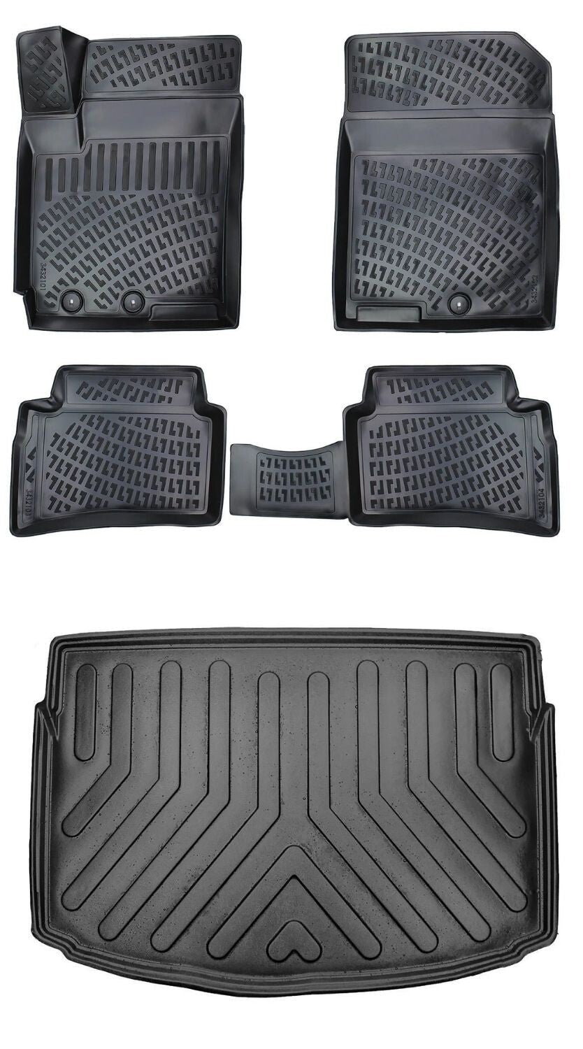 Rizline Kia Rio Hb 2017-2021 3D Araca Özel Paspas ve Bagaj Havuzu Bmy