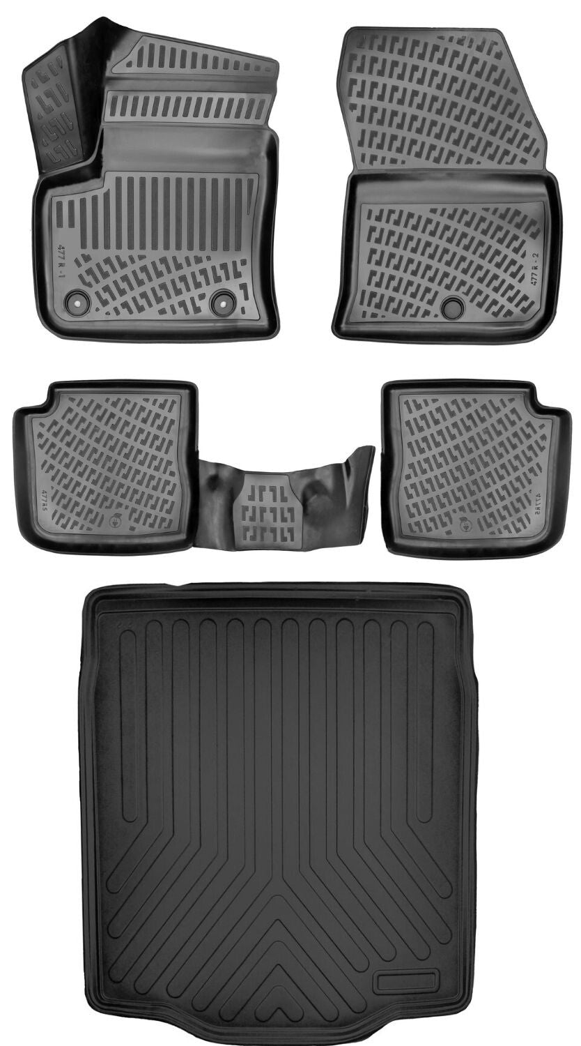 Rizline Citroen C4X Elektrikli 2023 Sonrası 3D Araca Özel Paspas ve Bagaj Havuzu Bmy