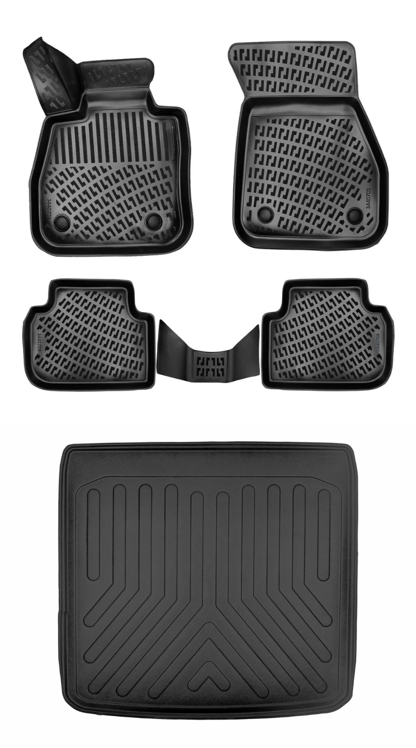 Rizline Bmw 2 Serisi Gran Coupe F44 Üst 2019-2024 3D Araca Özel Paspas ve Bagaj Havuzu Bmy