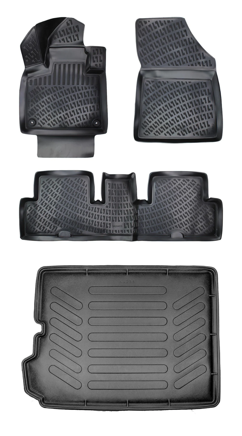 Rizline Citroen C4 Picasso 7 Koltuklu 2013 Sonrası 3D Araca Özel Paspas ve Bagaj Havuzu Bmy