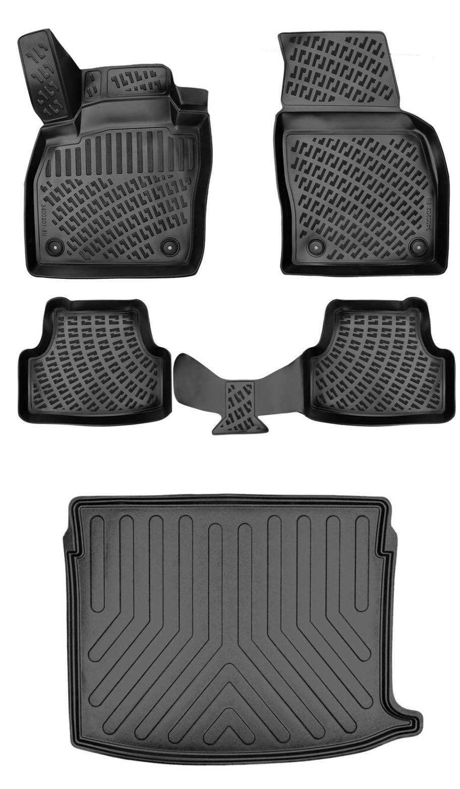 Rizline Volkswagen Taigo Üst Bagaj 2020 Sonrası 3D Araca Özel Paspas ve Bagaj Havuzu Bmy