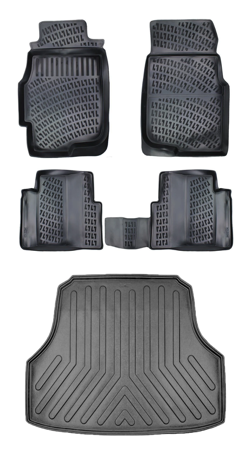 Rizline Honda Civic Sedan 1996-2000 3D Araca Özel Paspas ve Bagaj Havuzu Bmy