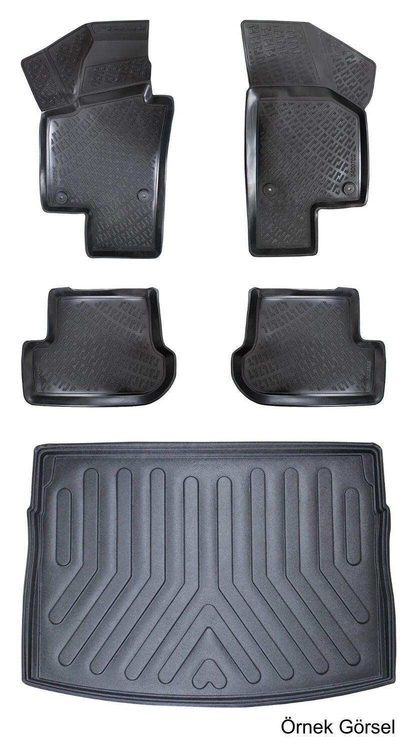 Rizline Volkswagen Beetle Coupe 2011 Sonrası 3D Araca Özel Paspas ve Bagaj Havuzu Bmy