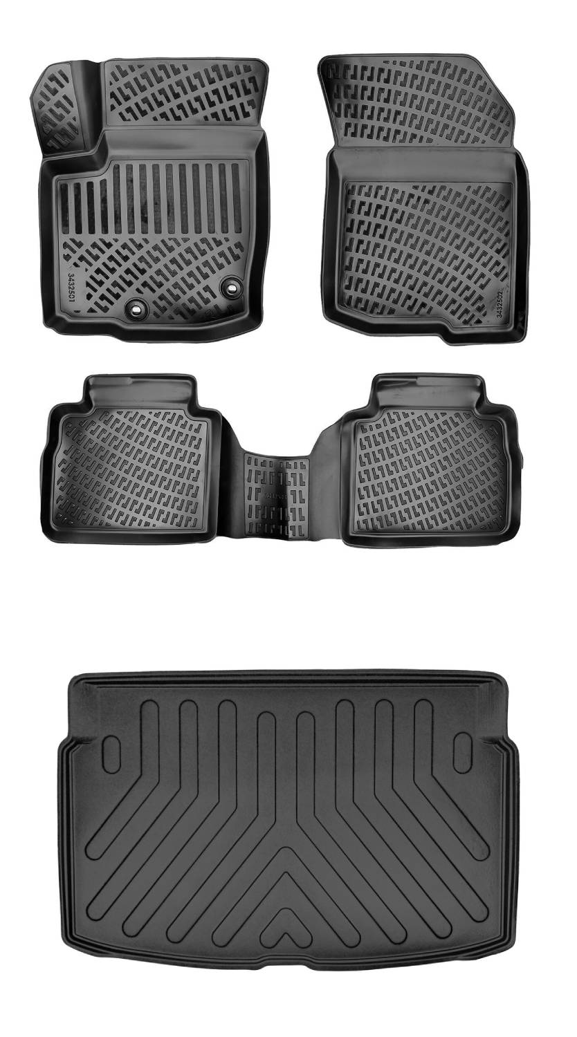 Rizline Toyota Yaris Alt Bagaj 2020 Sonrası 3D Araca Özel Paspas ve Bagaj Havuzu Bmy