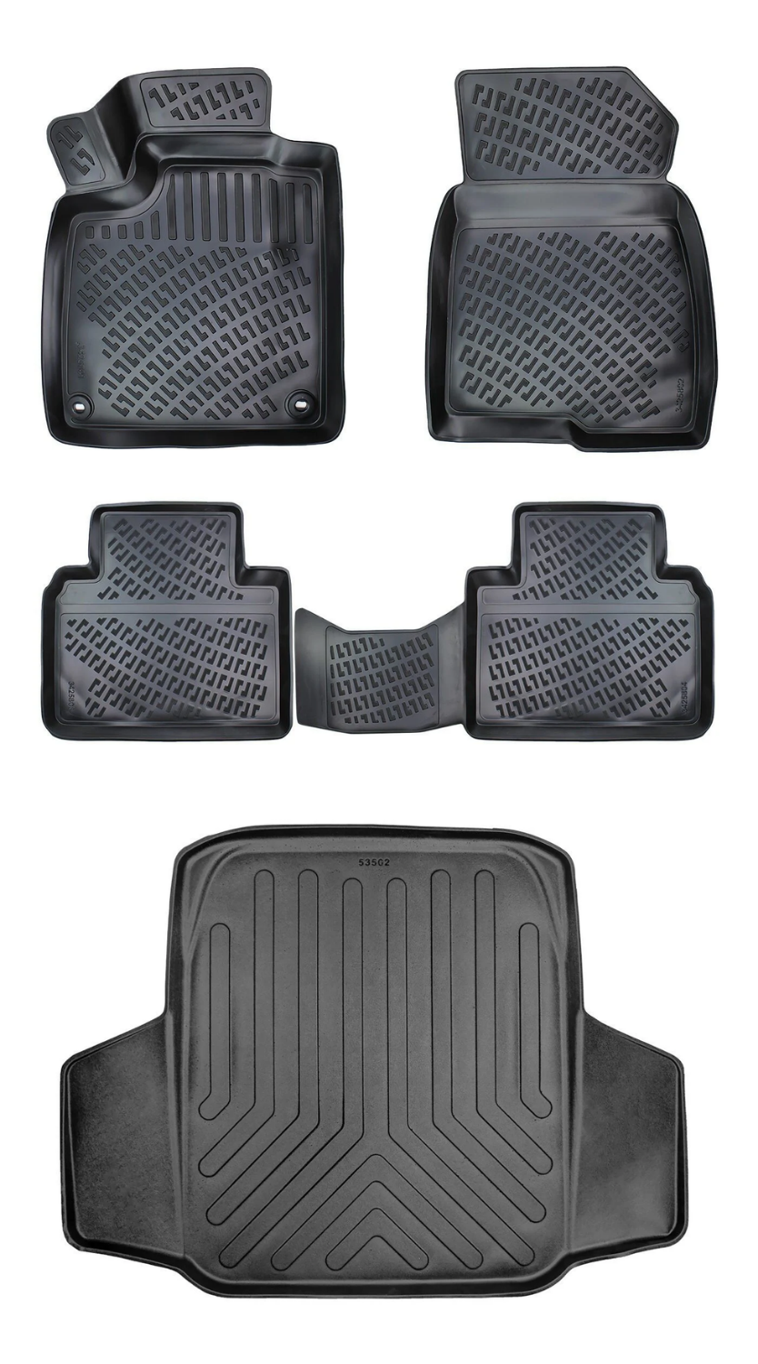 Rizline Honda Accord 2018 Sonrası 3D Araca Özel Paspas ve Bagaj Havuzu Bmy