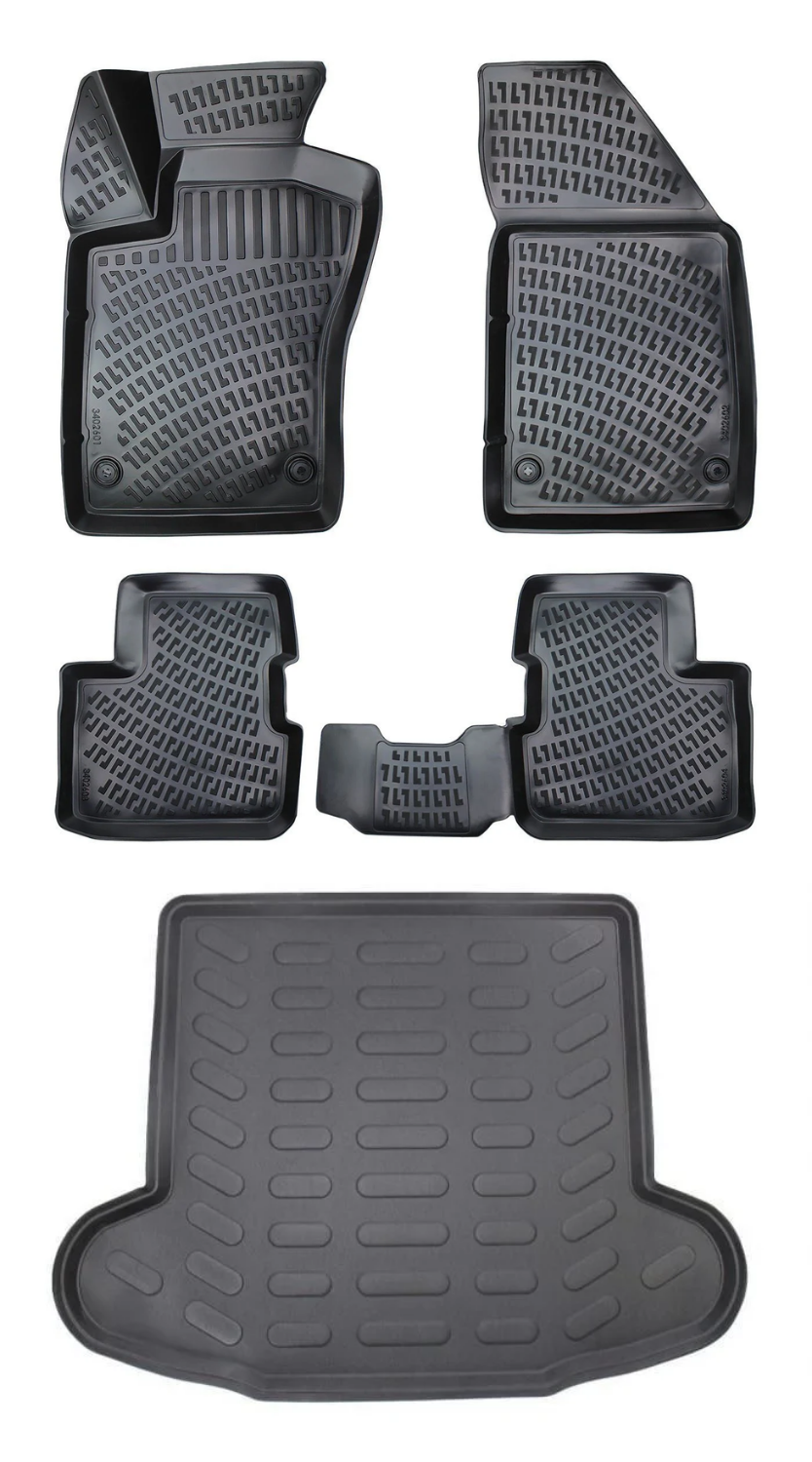 Rizline Fiat Egea Sedan 2015 Sonrası 3D Araca Özel Paspas ve Bagaj Havuzu Bmy