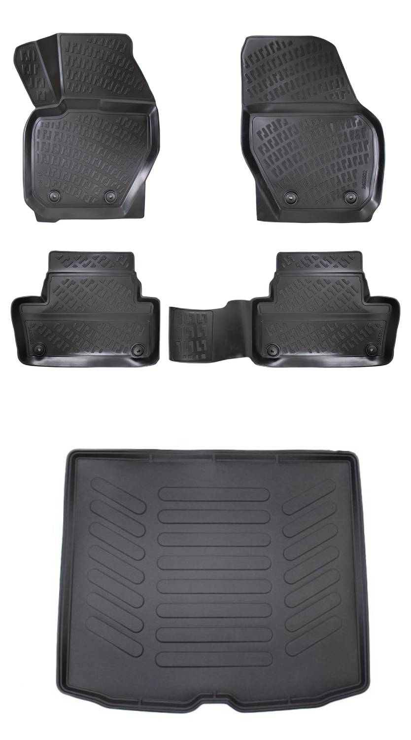 Rizline Volvo XC60 2008-2017 3D Araca Özel Paspas ve Bagaj Havuzu Bmy