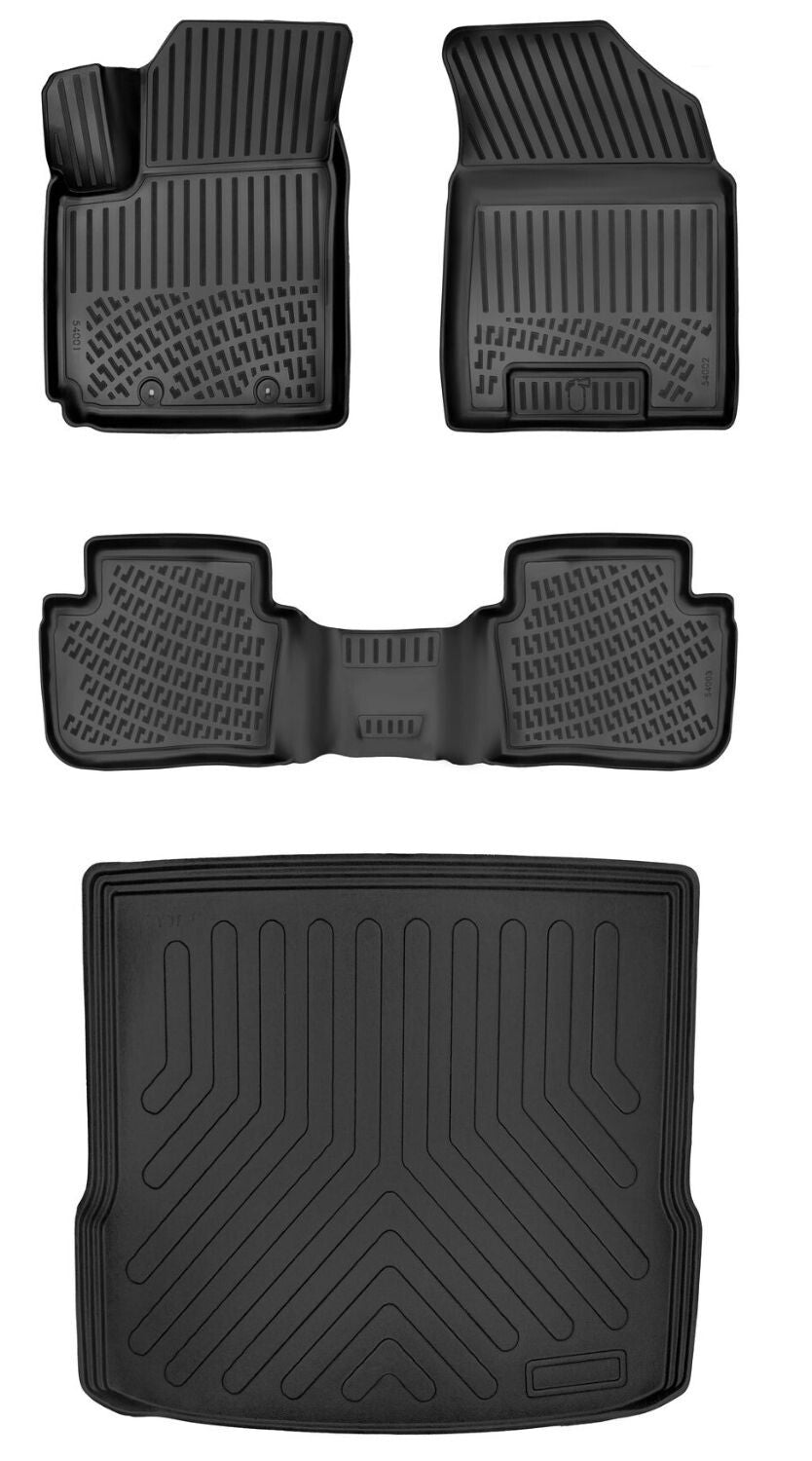 Rizline Hyundai Creta 2019 Sonrası 3D Araca Özel Paspas ve Bagaj Havuzu Set Bmy