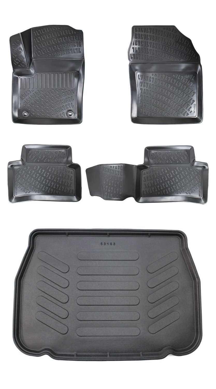 Rizline Toyota C-Hr 2016-2022 3D Araca Özel Paspas ve Bagaj Havuzu Bmy