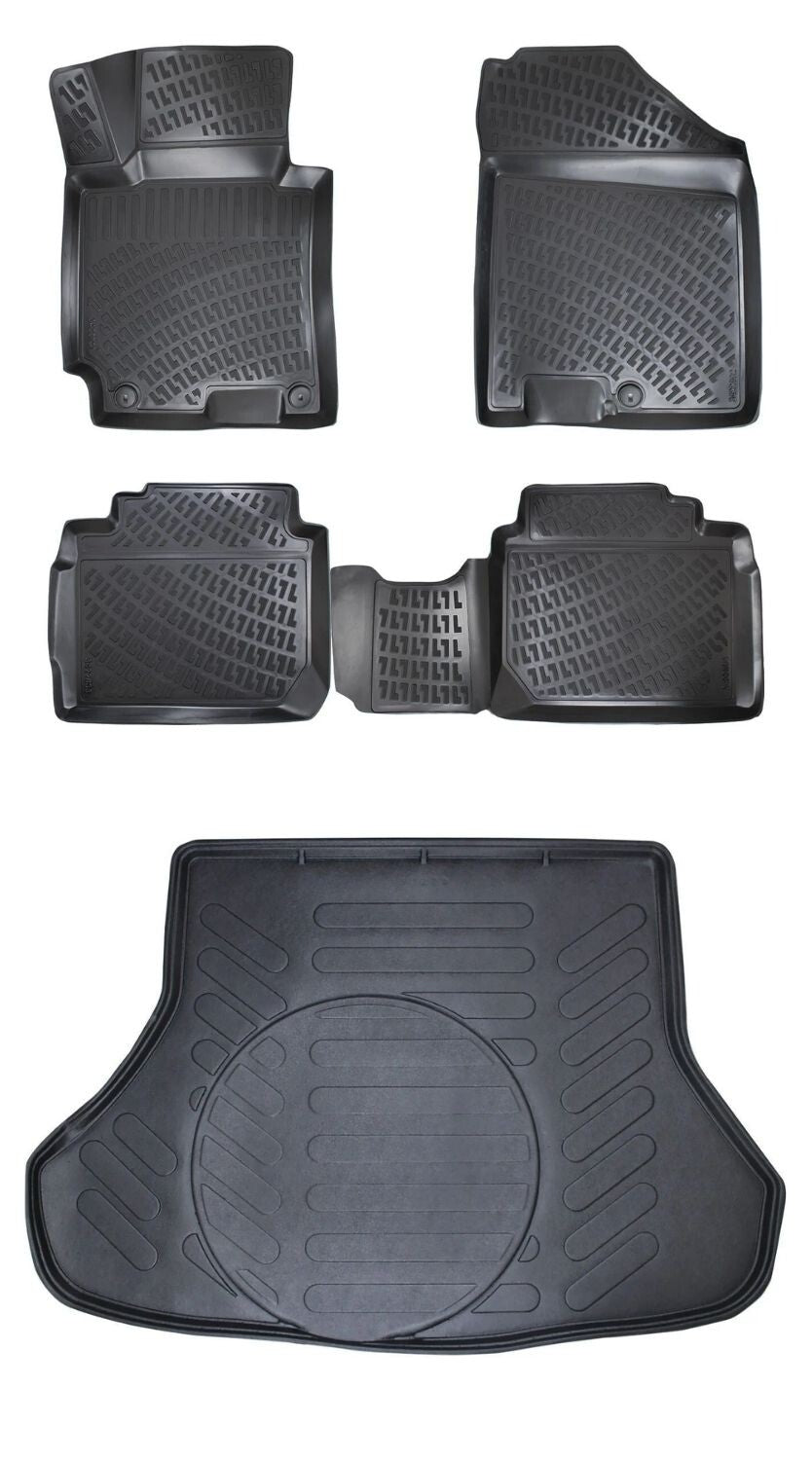 Rizline Kia Cerato 2012-2018 3D Araca Özel Paspas ve Bagaj Havuzu Set Bmy