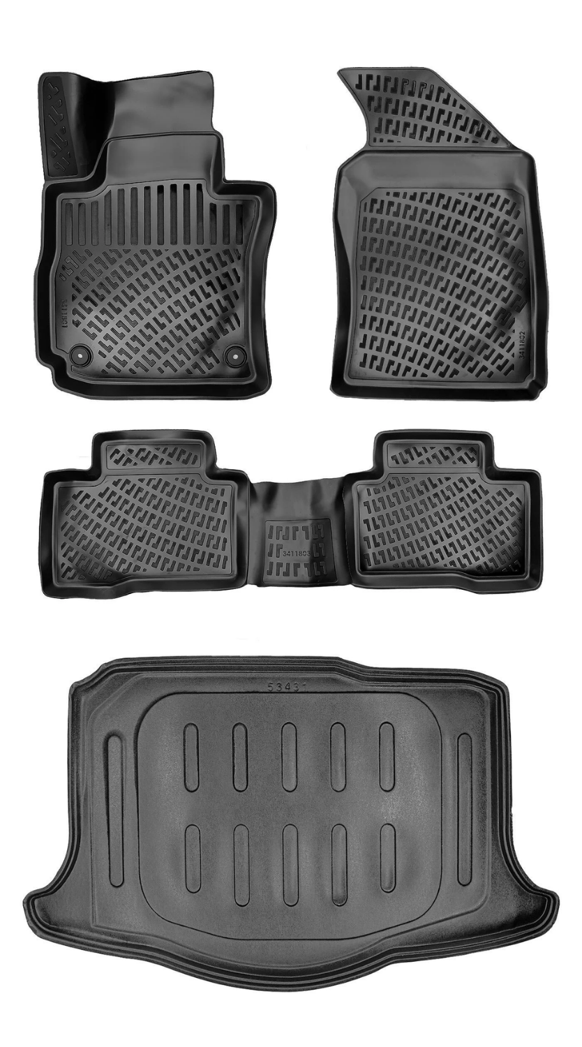 Rizline Ssangyong Tivoli 2015 Sonrası 3D Araca Özel Paspas ve Bagaj Havuzu Bmy