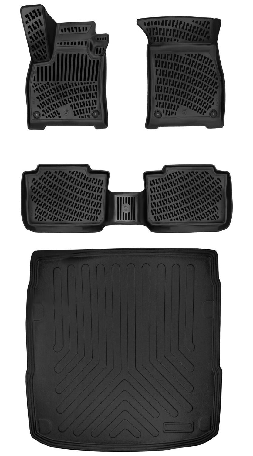 Rizline Audi Q8 E-Tron 2024 Sonrası 3D Araca Özel Paspas ve Bagaj Havuzu Set Bmy