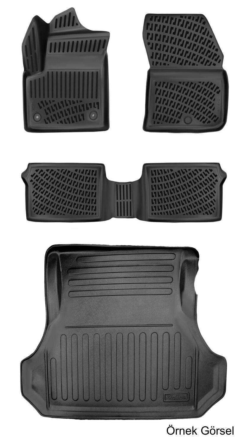 Rizline Dodge Charger Ld 2011 Sonrası 3D Araca Özel Paspas ve Bagaj Havuzu Set Bmy