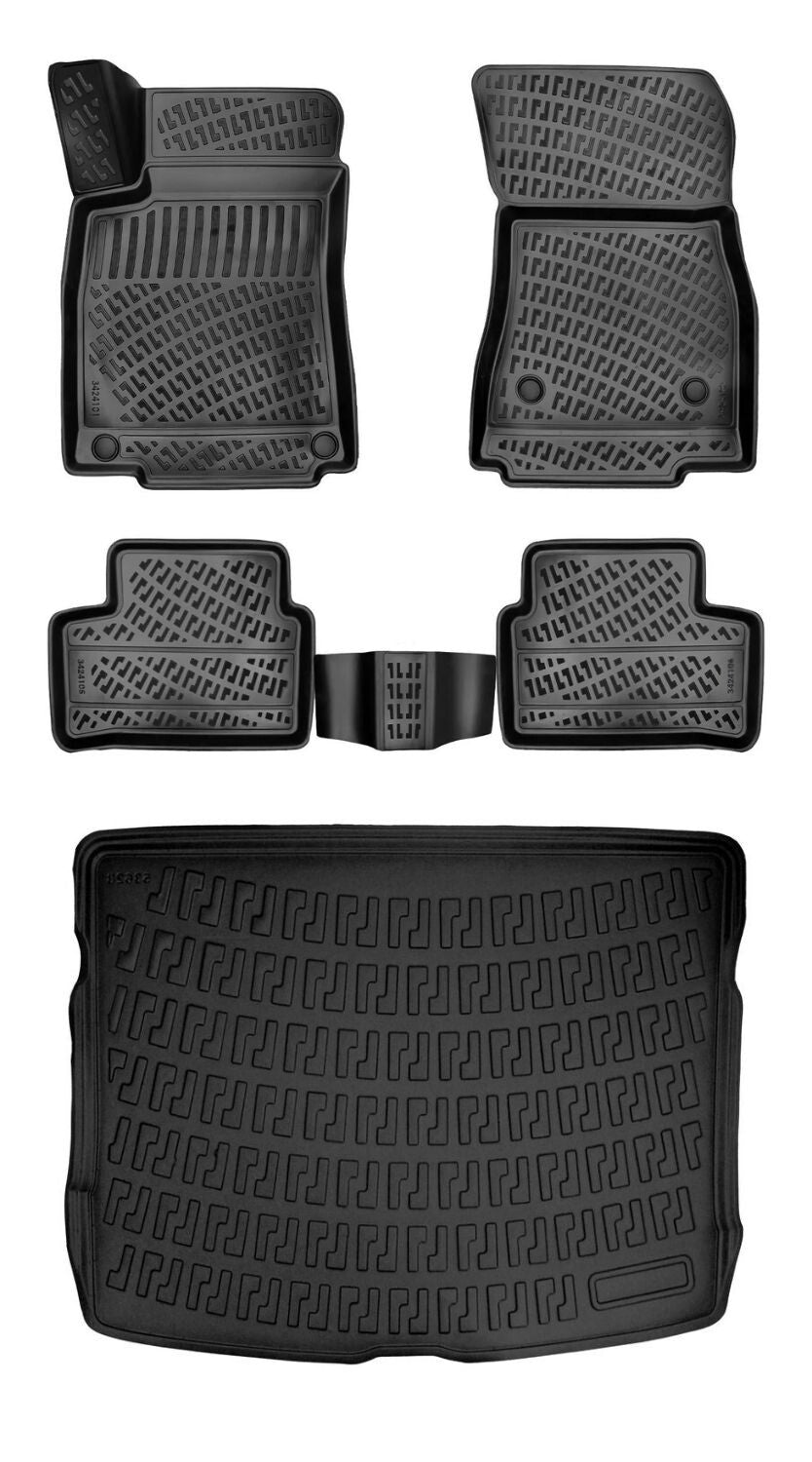 Rizline Mercedes-Benz Gla H247 2021 Sonrası (Üst) 3D Araca Özel Paspas ve Bagaj Havuzu Set Bmy