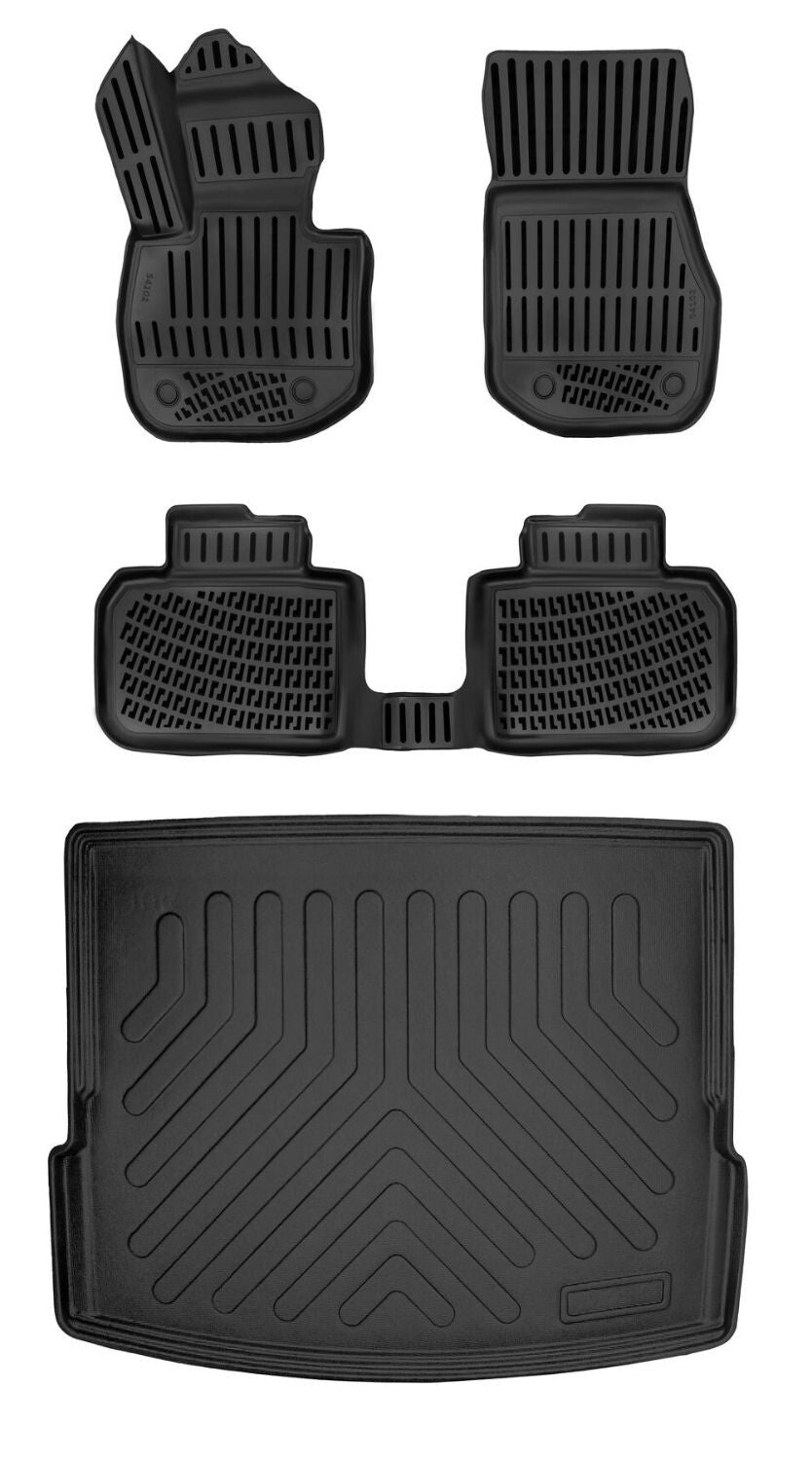 Rizline Mini Countryman U25 Ev 2024 Sonrası Elektrikli 3D Araca Özel Paspas ve Bagaj Havuzu Set Bmy