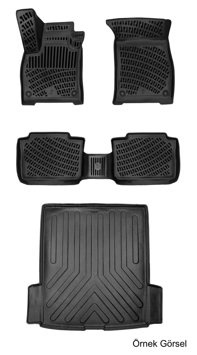 Rizline Audi E-Tron 2019-2023 3D Araca Özel Paspas ve Bagaj Havuzu Set Bmy