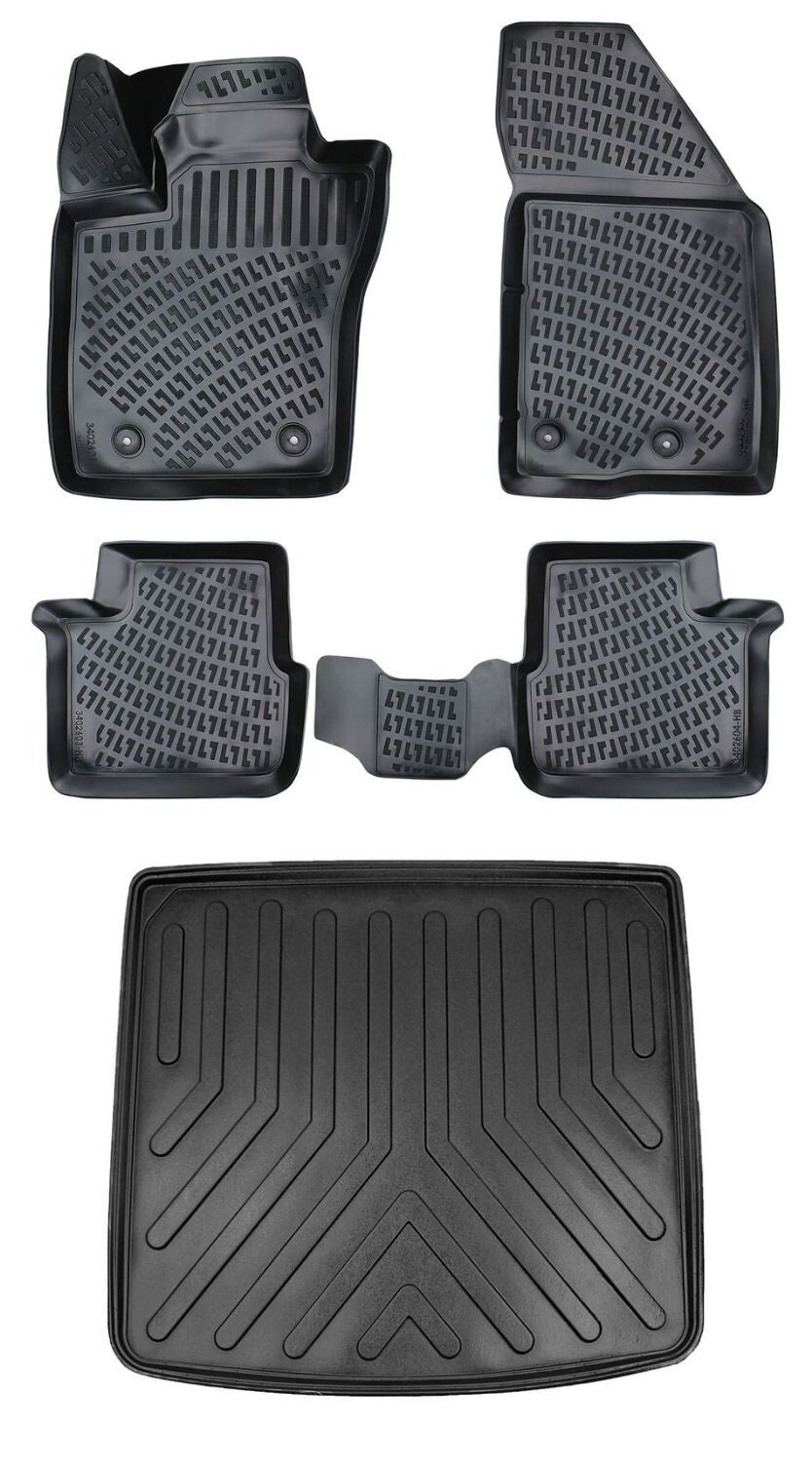 Rizline Fiat Tipo Cross Eu 2021 Sonrası 3D Araca Özel Paspas ve Bagaj Havuzu Bmy