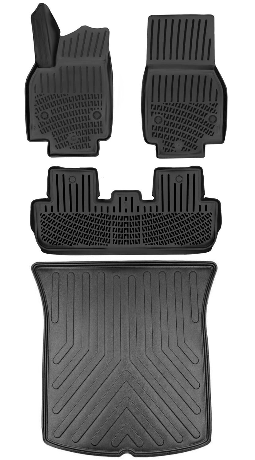 Rizline Tesla Model Y (Juniper) 2025 Sonrası 3D Araca Özel Paspas ve Bagaj Havuzu Set Bmy