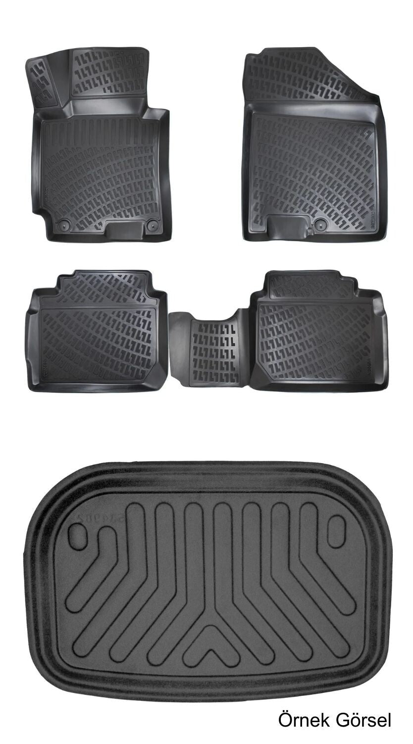 Rizline Kia Ceed Hb 2006-2012 3D Araca Özel Paspas ve Bagaj Havuzu Bmy