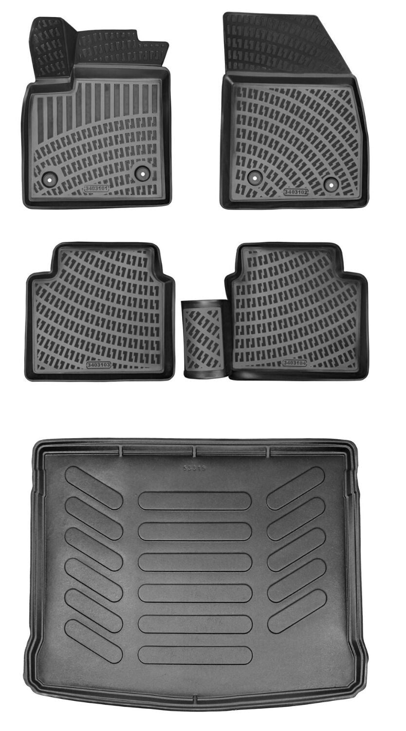 Rizline Ford Focus 4 Hb Tamir Kitli 2018 Sonrası 3D Araca Özel Paspas ve Bagaj Havuzu Bmy