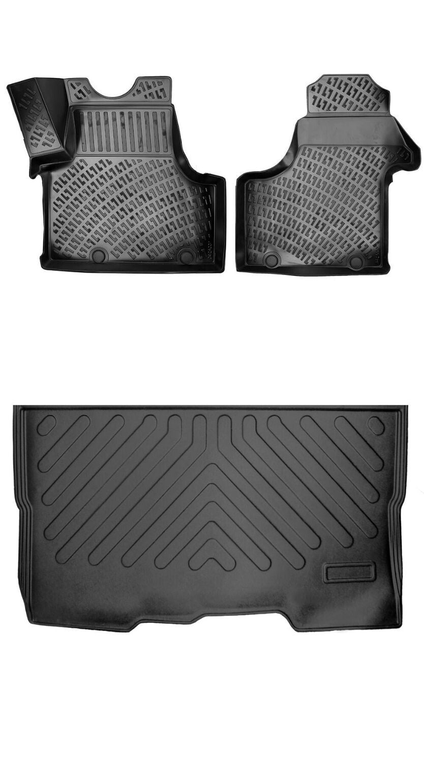 Rizline Nissan NV300 - Primastar Iı Combi Kısa Şasi 2016 Sonrası 3D Araca Özel Paspas ve Bagaj Havuzu Set Bmy