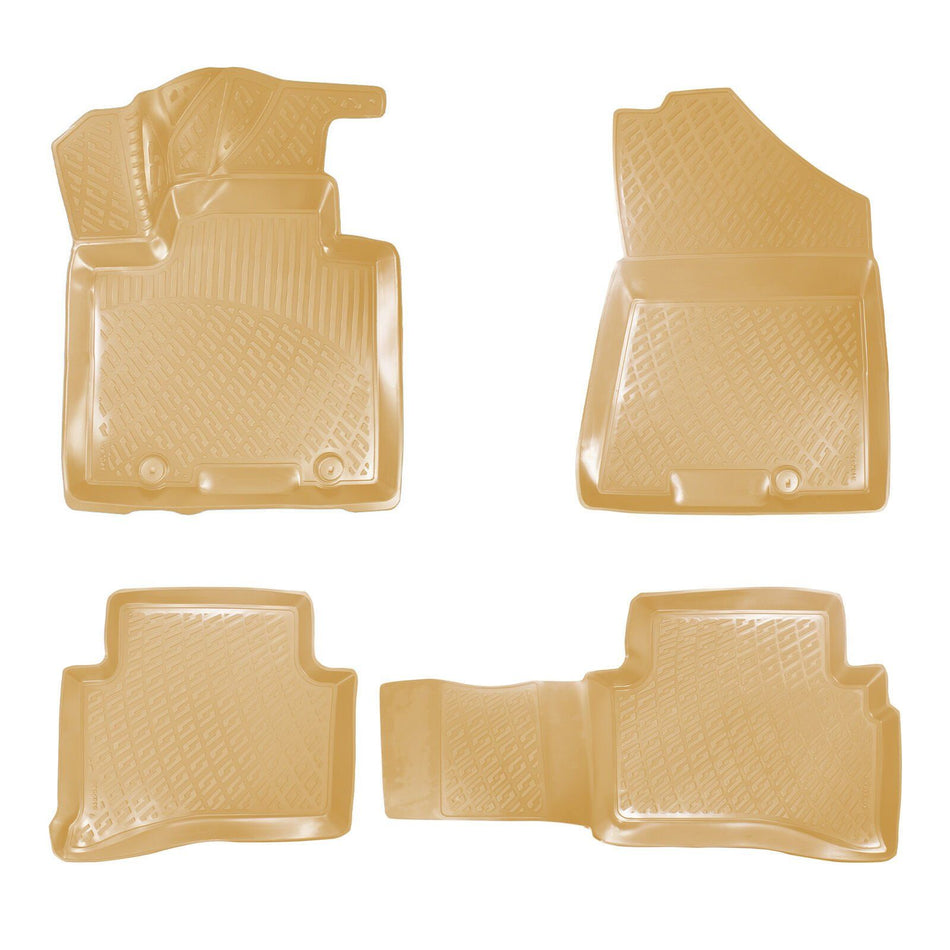 Rizline Kia Sportage 2016-2021 İle Uyumlu 3D Havuzlu Paspas Bej