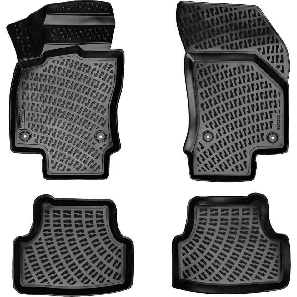 Audi A1 2018 Sonrasi 3D Araca Özel Havuzlu Paspas Bmy