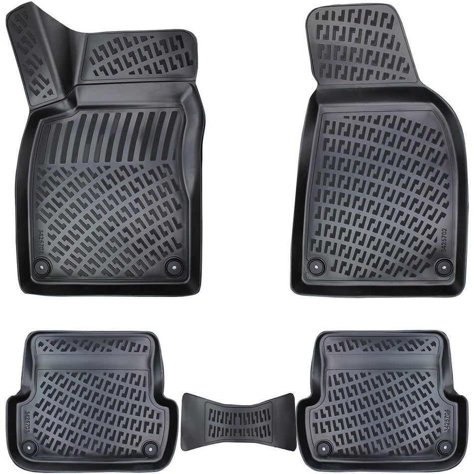 Audi A4 2001-2006 3D Araca Özel Havuzlu Paspas Bmy