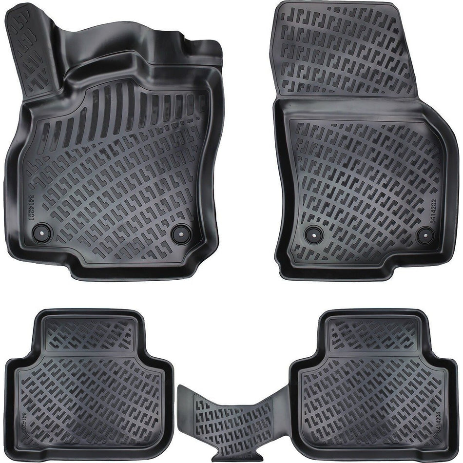 Audi Q3 2018 Sonrası 3D Araca Özel Havuzlu Paspas Bmy