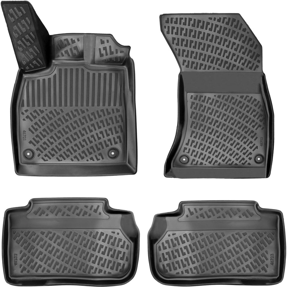 Audi Q5 2017 Sonrası 3D Araca Özel Havuzlu Paspas Bmy