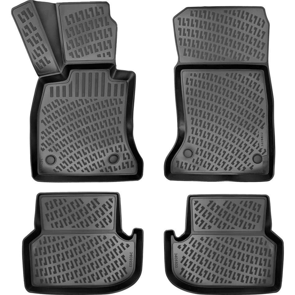 Bmw 5 Serisi F10 2013-2016 3D Araca Özel Havuzlu Paspas Bmy