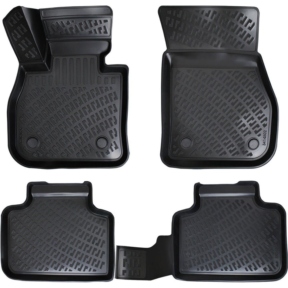 Bmw X1 2015-2022 3D Araca Özel Havuzlu Paspas Bmy