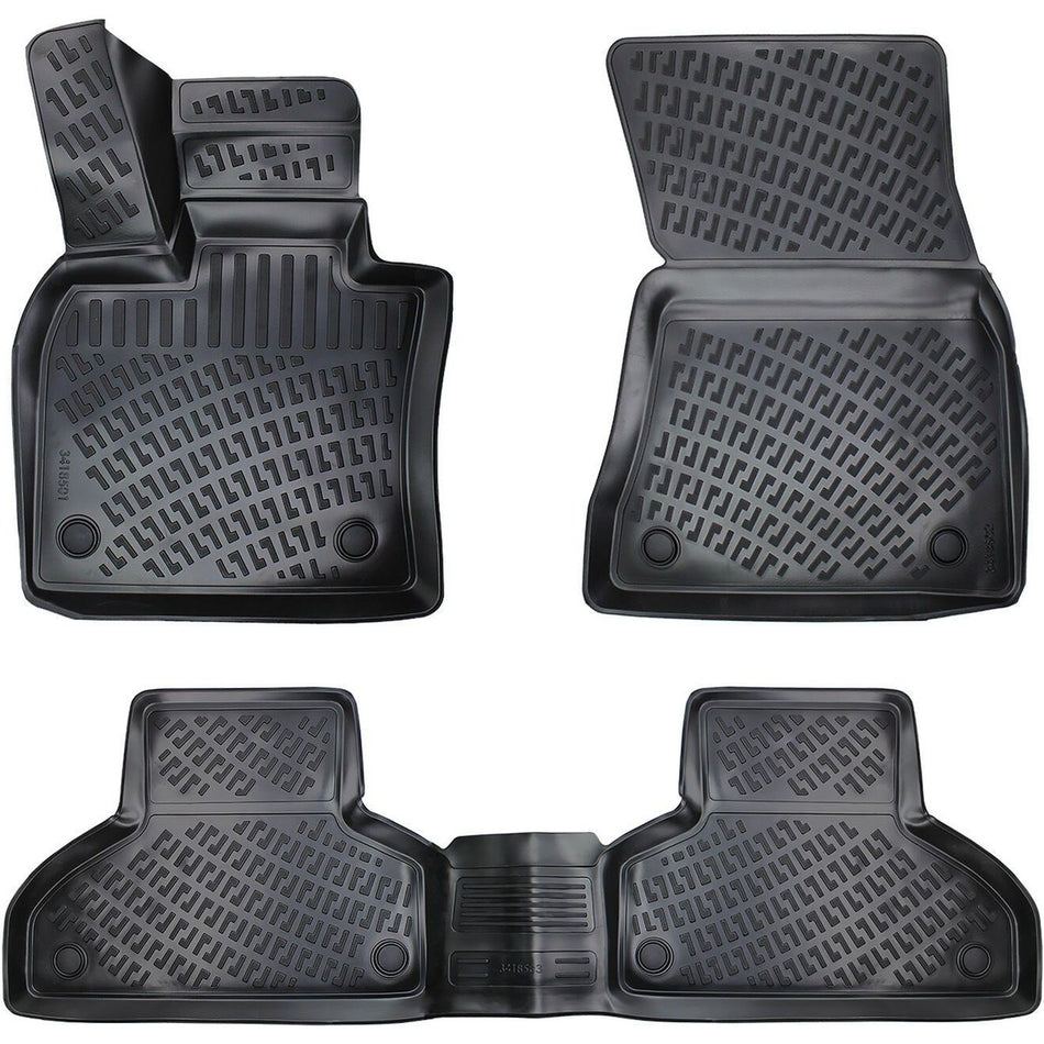 Bmw X6 2015-2019 3D Araca Özel Havuzlu Paspas Bmy