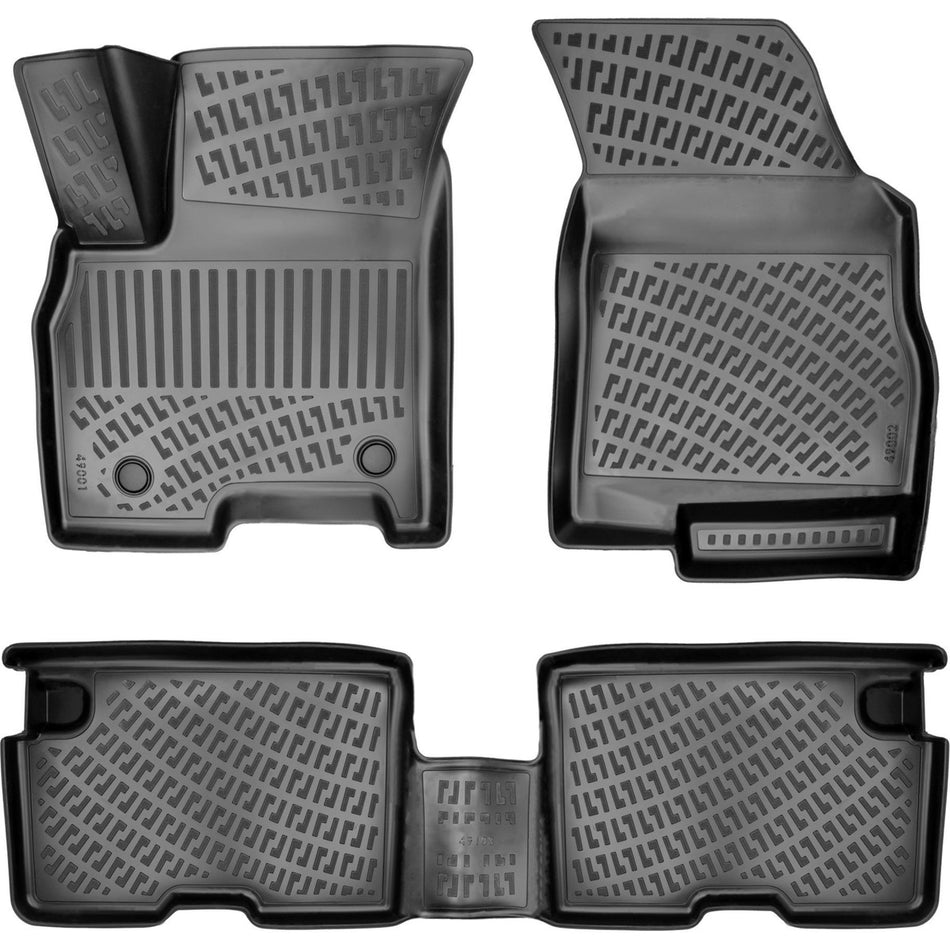 Chery Tiggo 8 Pro 2020 Sonrası 5 Koltuklu | Excellent Paket 3D Araca Özel Havuzlu Paspas Bmy