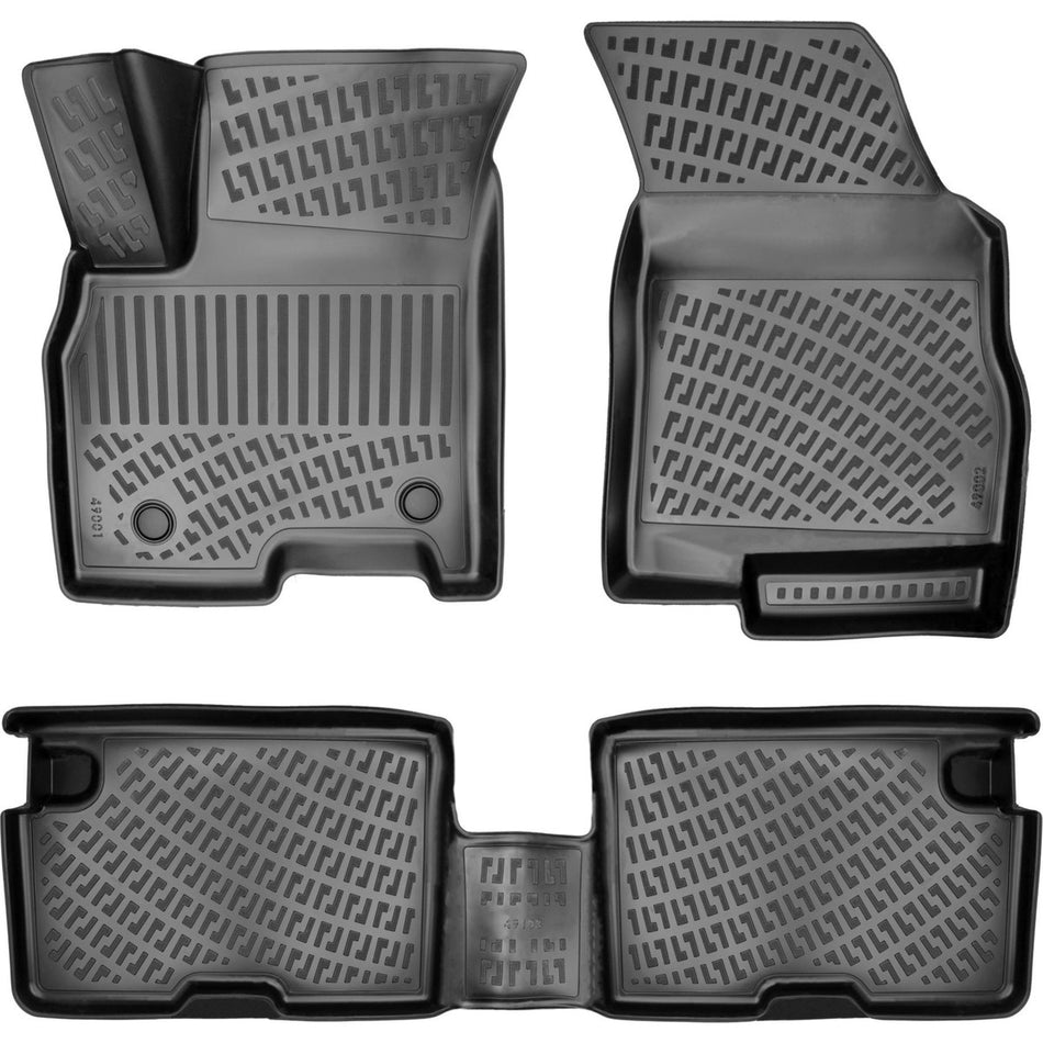 Chery Tiggo 8 Pro 2020 Sonrası 5 Koltuklu | Luxury 3D Araca Özel Havuzlu Paspas Bmy