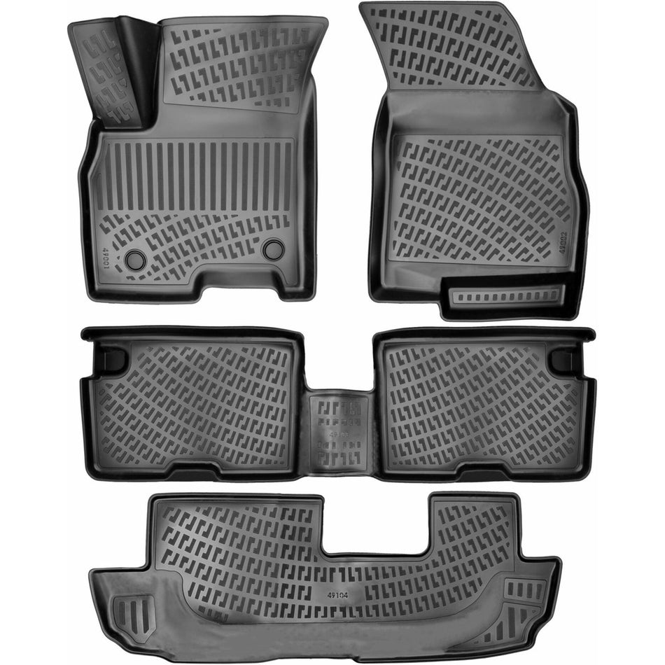 Chery Tiggo 8 Pro 2020 Sonrası 7 Koltuklu | Luxury 3D Araca Özel Havuzlu Paspas Bmy