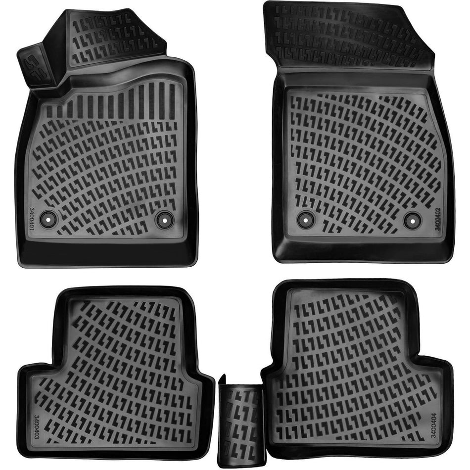 Chevrolet Cruze 2008-2016 3D Araca Özel Havuzlu Paspas Bmy