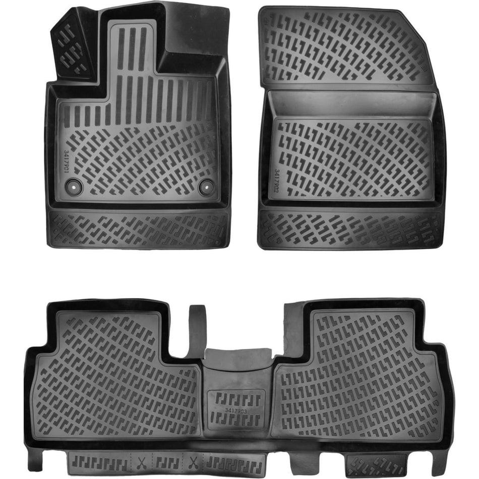 Citröen Berlingo 2019 Sonrası 3D Araca Özel Havuzlu Paspas Bmy