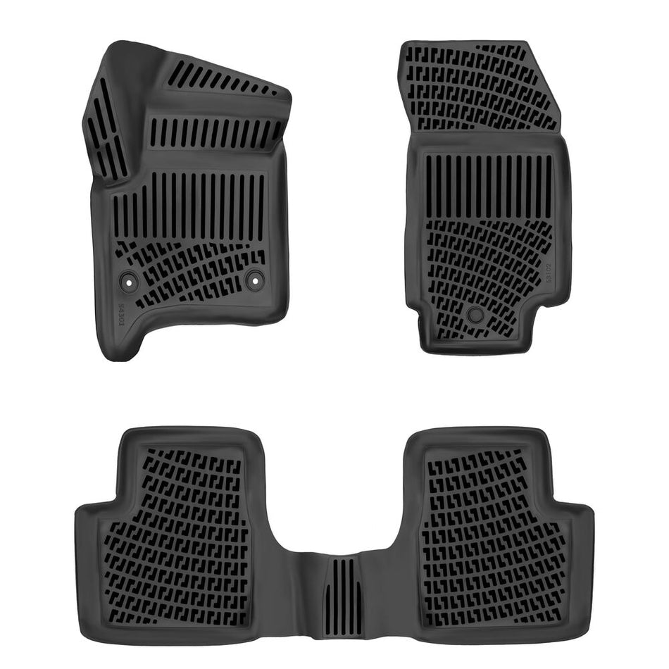 Citroen C3 Aircross Mhev 2024 Sonrası 3D Araca Özel Havuzlu Paspas Bmy