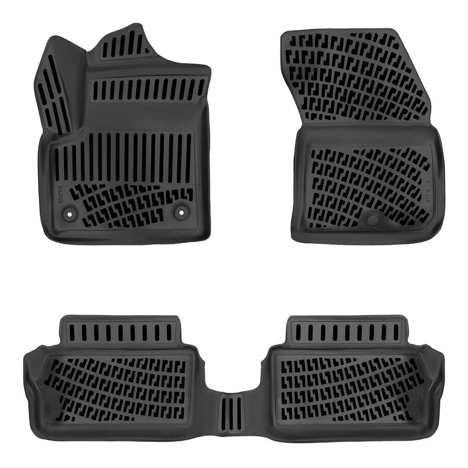 Citroen C3 (Elektrikli) 2024 Sonrası 3D Araca Özel Havuzlu Paspas Bmy